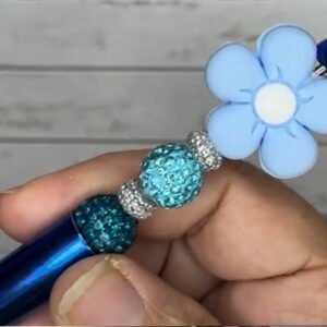 Blue Daisy Pen