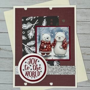 Handmade Cards-  Set of 4 - Polar Bears