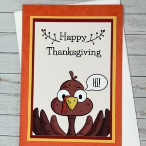 Handmade Cards-  Set of 4 - Thanksgiving Turkey